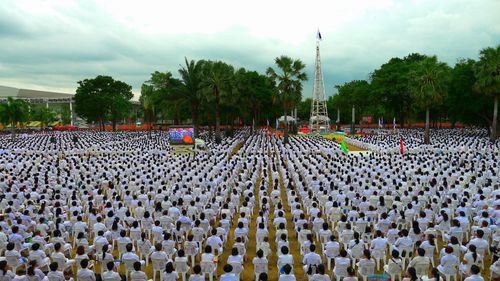 ภาพ No.3041:พิธีตอกเสาเข็มอาคารคุณยายอาจารย์ฯ “หนึ่งไม่มีสอง”