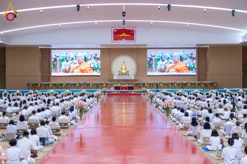 ภาพ No.310609:วันอาทิตย์ที่ 22 กุมภาพันธ์ พ.ศ. 2569 พิธีมุทิตาสักการะในโอกาสอายุวัฒนะมงคล 80 ปี พระพรหมวชิรปัญญาจารย์ (ทองดี สุรเตโช ป.ธ.9) ณ ห้องแก้วสารพัดนึก 2 วัดพระธรรมกาย จ.ปทุมธานี