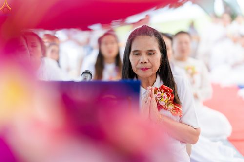 ภาพ No.286118:วันที่ 13 กรกฎาคม พ.ศ. 2568  พิธีทอดผ้าป่าฉลอง 13 ปี  วัดพระธรรมกายสวิตเซอร์แลนด์