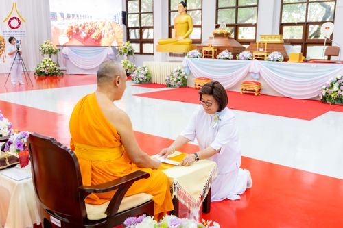 ภาพ No.316186:วันเสาร์ที่ 28 มีนาคม พ.ศ. 2569 พิธีบำเพ็ญกุศล คุณพ่อณรงค์ จินตมากุล  สิริอายุ 99 ปี 11 เดือน โยมบิดา พระครูปลัดรัตนวีรวัฒน์ (รังสฤษดิ์ อิทฺธิจินตโก) ที่ปรึกษาเจ้าคณะจังหวัดปทุมธานี เจ้าอาวาสวัดพระธรรมกาย  ณ ห้องปลูกศรัทธา 2 วัดพระธรรมกาย ปทุมธานี