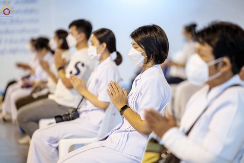 ภาพ No.75491:พิธีเจริญพุทธมนต์ ฉลองชัยสวดธรรมจักร 5,045,000,114 จบ เนื่องในวันมหาปูชนียาจารย์ วันที่ 3 กุมภาพันธ์ พ.ศ. 2566 ณ วัดพระธรรมกาย อ.คลองหลวง จ.ปทุมธานี