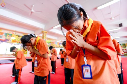 ภาพ No.338483:วันที่ 2-3 กรกฎาคม พ.ศ.2569 โครงการอบรมคุณธรรม จริยธรรมและความดีสากล ประจำปีการศึกษา2569 นักเรียนกว่า 150 คน  ณ วัดราษฎร์บูรณะ (วัดบางปลา) ต.บางปลา อ.บางพลี จ.สมุทรปราการ