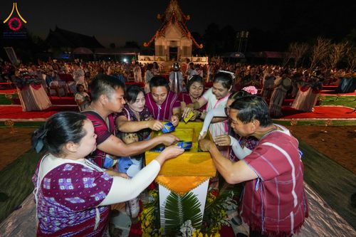 ภาพ No.309090:วันศุกร์ที่ 6 กุมภาพันธ์ พ.ศ.2569 พิธีจุดประทีปโคมลาน ปล่อยโคมลอยถวายเป็นพุทธบูชา  ณ ลานธรรมเจดีย์วัดทุ่งเจริญธรรม อ.อมก๋อย จ.เชียงใหม่