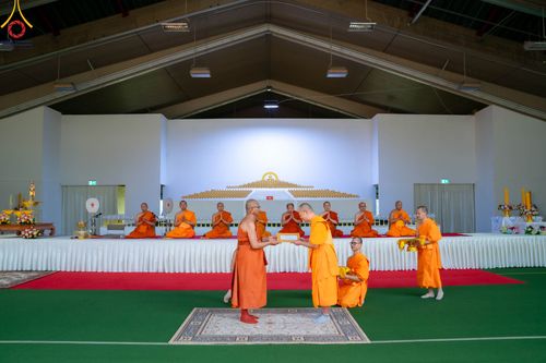 ภาพ No.91718:พิธีวิหารสังฆทาน เพื่อการเผยแผ่พระพุทธศาสนา วิชชาธรรมกายในทวีปยุโรป ในวาระอายุวัฒนมงคล 60 ปี พระวิเทศภาวนาธรรม วันอาทิตย์ที่ 22 ตุลาคม พ.ศ.2566 ณ วัดพระธรรมกายบาวาเรีย
