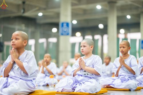 ภาพ No.79629:การปฎิบัติธรรมและกิจวัตรกิจกรรม ของนาคธรรมทายาท ในโครงการบรรพชาสามเณรฟื้นฟูพระพุทธศาสนาทั่วไทย และโครงการมัชฌิมธรรมทายาท วันที่ 4 เมษายน พ.ศ. 2566 ณ วัดพระธรรมกาย