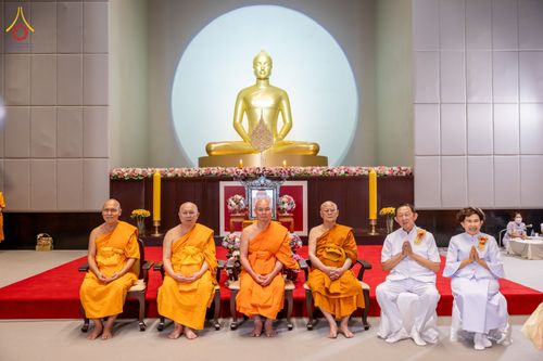 ภาพ No.332386:วันเสาร์ที่ 6 มิถุนายน พ.ศ.2569 พิธีต้อนรับสัญญาบัตร พัดยศ พระราชภาวนาวชิรวิเทศ วิ. ณ อุโบสถพระไตรปิฏก วัดพระธรรมกาย