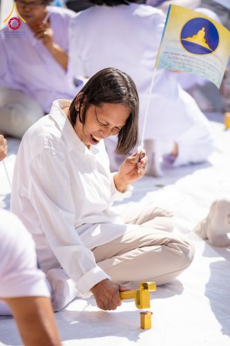 ภาพ No.285831:วันพุธที่ 10 ธันวาคม พ.ศ.2568  พิธีตอกเสาเข็มมงคลต้นสุดท้าย รองรับองค์พระเจดีย์เพื่อสร้างสันติภาพโลก ณ ศูนย์ปฏิบัติธรรมและศูนย์อบรมเยาวชน ชัยนาท