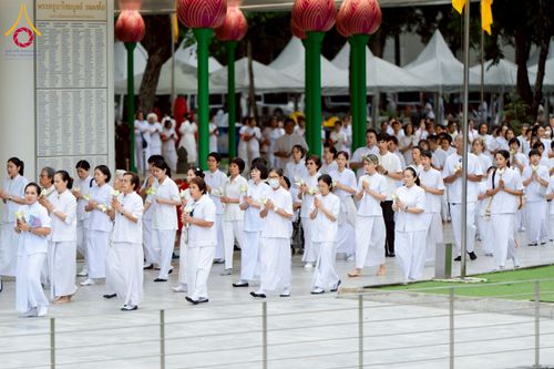 ภาพ No.223598:วันที่ 11 พฤษภาคม พ.ศ. 2568 พิธีบรรพชาของอุบาสก พิสิทธิ์ หมื่นแกล้ว  ณ วัดพระธรรมกาย