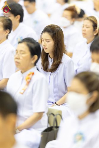 ภาพ No.134070:พิธีบูชาข้าวพระ  ในวันอาทิตย์ต้นเดือนที่ 7 เมษายน พ.ศ. 2567 ณ วัดพระธรรมกาย จ.ปทุมธานี