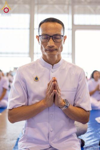 ภาพ No.223367:วันวิสาขบูชา วันอาทิตย์ที่ 11 พฤษภาคม พ.ศ. 2568 พิธีตักบาตร และปฎิบัติธรรม ณ สภาธรรมกายสากล วัดพระธรรมกาย