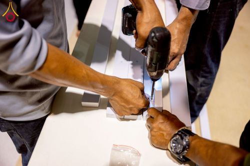 ภาพ No.217650:วันที่ 2-14 เมษายน พ.ศ. 2568 เจ้าหน้าที่เตรียมงานวันคุ้มครองโลก ชุดที่ 1 วัดพระธรรมกาย จ.ปทุมธานี