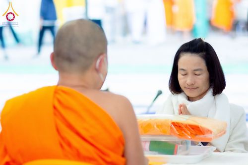 ภาพ No.118894:พิธีถวายภัตตาหารเป็นสังฆทาน แด่คณะพระธรรมยาตรา ปีที่ 12 วันที่ 26 มกราคม พ.ศ. 2567 ณ อนุสรณ์สถานบางปลา จ.นครปฐม