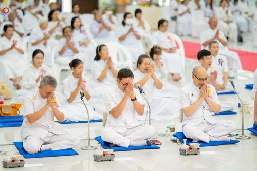 ภาพ No.241832:วันเสาร์ที่ 23 สิงหาคม พ.ศ. 2568 ปฐมผ้าป่าสถาปนาองค์พระเจดีย์ "ซื้อดินปรับพื้นที่ลานธรรม รองรับองค์พระเจดีย์เพื่อสร้างสันติภาพโลก" ณ ศูนย์ปฏิบัติธรรมระยอง (บ้านช่องลม)