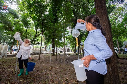 ภาพ No.88718:คณะสงฆ์ เจ้าหน้าที่ และสาธุชน ทุ่มเทแรงกายแรงใจเตรียมงาน เพื่องานวันครูผู้ค้นพบวิชชาธรรมกาย ตั้งแต่วันที่ 20 กันยายน พ.ศ. 2566