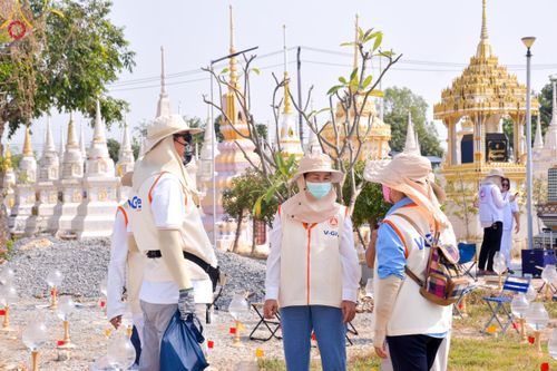 ภาพ No.114920:V.14 ดีเด่น การเตรียมงาน เก็บงาน การรับบุญของเจ้าหน้าที่หน่วยงานต่างๆ เพื่อโครงการธรรมยาตรา ปีที่ 12 ระหว่างวันที่ 2 - 31 มกราคม พ.ศ. 2567