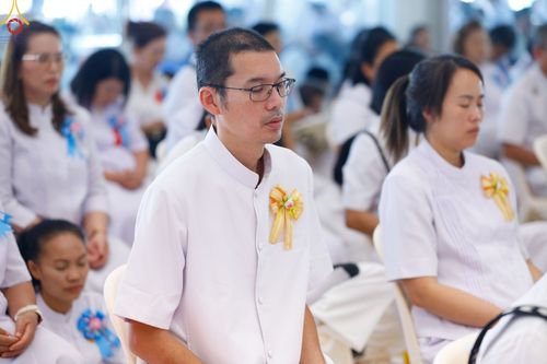 ภาพ No.128884:พิธีทอดผ้าป่าฉลองมหารัตนเจดีย์สิริปทุมสวรรค์ ณ ศูนย์ปฏิบัติธรรมภาคใต้ อ.บางกล่ำ จ.สงขลา วันที่ 10 มีนาคม พ.ศ. 2567