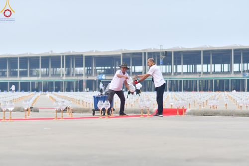 ภาพ No.122420:V.23 อีกนิด การเตรียมงาน เก็บงาน การรับบุญของเจ้าหน้าที่หน่วยงานต่างๆ เพื่อโครงการธรรมยาตรา ปีที่ 12 ระหว่างวันที่ 2 - 31 มกราคม พ.ศ. 2567