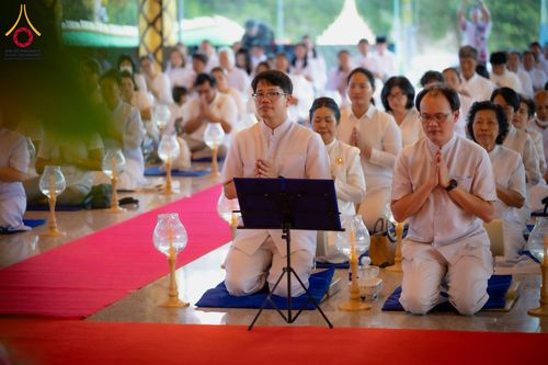 ภาพ No.210693:วันพฤหัสบดีที่ 13 มีนาคม พ.ศ. 2568  สมโภชพระประธานอุโบสถวัดป่าอุบลแก้ว จังหวัดอุบลราชธานี