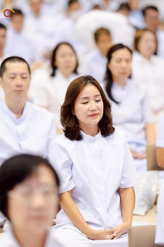 ภาพ No.222794:วันอาทิตย์ต้นเดือนที่ 4 พฤษภาคม พ.ศ. 2568 พิธีบูชาข้าวพระ ณ สภาธรรมกายสากล วัดพระธรรมกาย