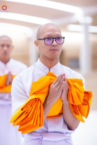 ภาพ No.217218:วันเสาร์ที่ 12 เมษายน พ.ศ. 2568 พิธีบรรพชา พิธีขอศีลและขอนิสสัย พิธีมอบบาตร ในโครงการอุปสมบทหมู่ บูชาธรรมหลวงพ่อธัมมชโย, โครงการธรรมทายาท ระดับอุดมศึกษา รุ่นที่ 52 ,  โครงการบวชพระนานาชาติ AEC & WAB CEO รุ่นที่ 4 ณ วัดพระธรรมกาย