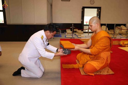ภาพ No.341909:วันพุธที่ 29 กรกฎาคม พ.ศ. 2569 พิธีอุปสมบทสามเณรประโยค 9 นาคในพระบรมราชานุเคราะห์ ณ โบสถ์พระไตรปิฏก วัดพระธรรมกาย