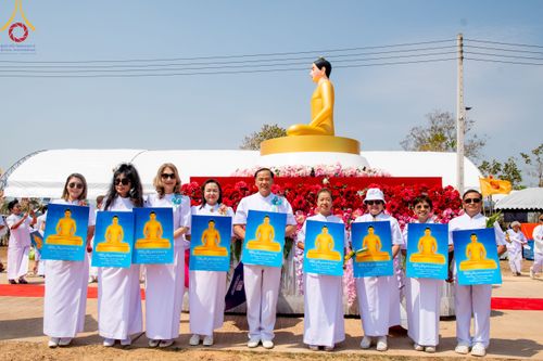 ภาพ No.310930:วันอาทิตย์ที่ 22 กุมภาพันธ์ พ.ศ. 2569 พิธีประดิษฐานพระประธาน “พระธรรมกาย” ณ ธุดงคสถานอำนาจเจริญ จังหวัดอำนาจเจริญ