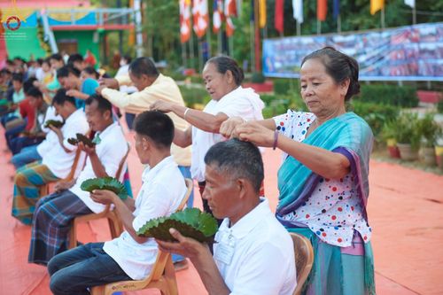 ภาพ No.64719:พิธีบรรพชาสามเณร โครงการบรรพชาสามเณร 500 รูป ประเทศบังกลาเทศ วันที่ 22 พฤศจิกายน พ.ศ. 2565