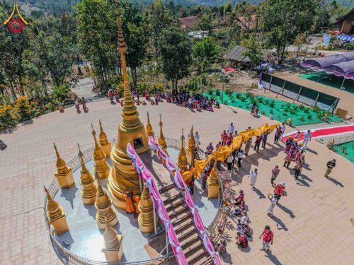 ภาพ No.309282:วันเสาร์ที่ 7 กุมภาพันธ์ พ.ศ.2569 พิธีบรรจุพระบรมสารีริกธาตุ ประดิษฐาน  ณ เจดีย์วัดทุ่งเจริญธรรม อ.อมก๋อย จ.เชียงใหม่