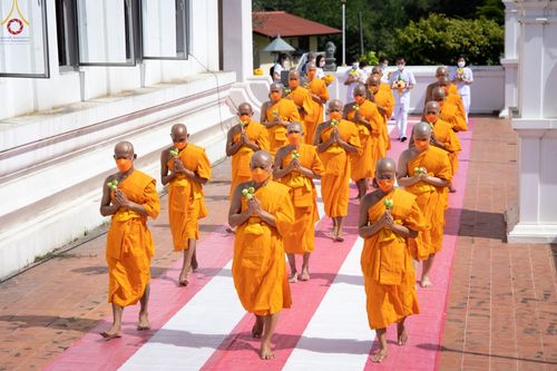 ภาพ No.66322:พิธีอุปสมบทวัดวรนายกรังสรรค์เจติยบรรพตาราม อ.บางปะหัน จ.พระนครศรีอยุธยา รับบุญจัดงานโดยศูนย์อบรมเยาวชนบางปะหัน และสำนักศรัทธาภิบาล เมื่อวันที่ 7 ธันวาคม พ.ศ. 2565