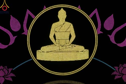 ภาพ No.86478:วันธรรมชัย ปีที่ 55 พิธีทอดผ้าป่ากฐินสมทบครั้งที่1, พิธีเจริญพุทธมนต์ ลูกนิมิตมหาสมบัติฯ พิธีจุดประทีป,พิธีฉลองชัยสวดมนต์บทธัมมจักกัปปวัตนสูตร วันอาทิตย์ที่ 27 สิงหาคม พ.ศ.2566 ณ สภาธรรมกายสากล / มหารัตนวิหารคด วัดพระธรรมกาย