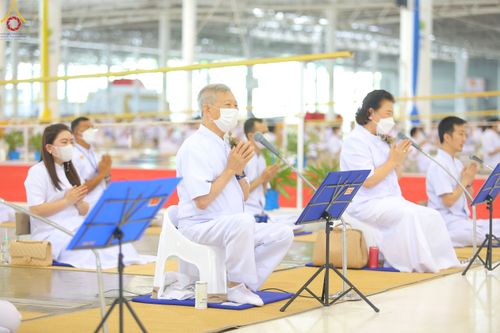 ภาพ No.77744:พิธีหล่อพระบรมพุทธเจ้า ทิศตะวันตก  วันอาทิตย์ที่ 19 มีนาคม พ.ศ. 2566 ณ วัดพระธรรมกาย จ.ปทุมธานี