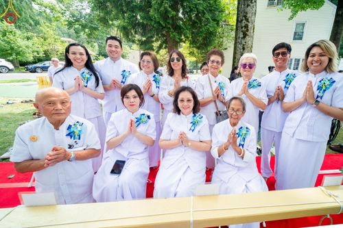 ภาพ No.144892:พิธีประดิษฐานลูกนิมิตมหาสมบัติ ผูกสีมาสถาปนาอุโบสถ บูชาธรรม ๘๐ ปี หลวงพ่อธัมมชโย วันอาทิตย์ที่ ๓๐ มิถุนายน พ.ศ. ๒๕๖๗ วัดพระธรรมกายนิวเจอร์ซี ประเทศสหรัฐอเมริกา