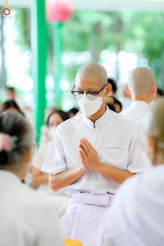 ภาพ No.82693:พิธีเวียนประทักษิณ, พิธีวันทาเจดีย์ ณ มหาธรรมกายเจดีย์  พิธีบรรพชาหมู่พระพี่เลี้ยงเข้าพรรษา, ธรรมทายาทอุดมศึกษา รุ่นที่ 50(ภาคฤดูฝน) และธรรมทายาทพุทธศาสตร์สากล รุ่นที่ 7 (ภาคฤดูฝน) วันเสาร์ที่ 17 มิถุนายน พ.ศ. 2566 ณ  โบสถ์พระไตรปิฎก วัดพระธรรมกาย จ.ปทุม