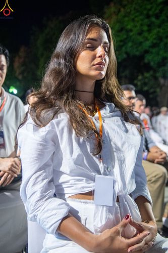 ภาพ No.82012:พิธีจุดวิสาขประทีป 22,000 ดวงและโคมลอย 3,000 ดวง ( Festival  lampion Vesak Indonesia) ณ มหาเจดียบรมพุทโธ อินโดนีเซีย  วันอาทิตย์ที่ 4 มิ.ย. พ.ศ.2566