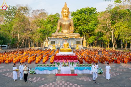 ภาพ No.310472:วันอาทิตย์ที่ 22 กุมภาพันธ์ พ.ศ. 2569 พิธีอัญเชิญพระประธาน “พระธรรมกาย” เพื่อไปประดิษฐาน ณ ธุดงเข้าสถานอำนาจเจริญ จังหวัดอำนาจเจริญ