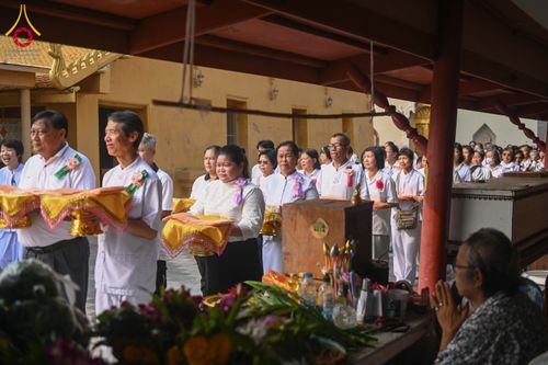 ภาพ No.300821:วันที่ 22 มกราคม พ.ศ. 2569 พิธีทอดผ้าป่าทำนุบำรุงศาสนสถาน ณ วัดบางปลา อ.บางเลน จ.นครปฐม ในโครงการธรรมยาตรา กตัญญูบูชา มหาปูชนียาจารย์ พระมงคลเทพมุนี(สด จนฺทสโร) พระผู้ปราบมาร อนุสรณ์สถาน 7 แห่ง ปีที่ 14