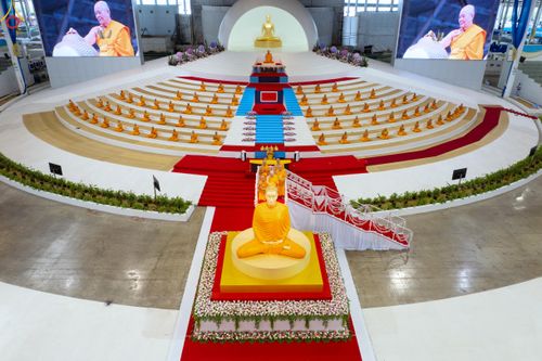 ภาพ No.341947:วันพุธที่ 29 กรกฎาคม พ.ศ. 2569 พิธีประดิษฐานพระบรมสารีริกธาตุภายในเกศดอกบัวตูมองค์พระธรรมกายเพื่ออัญเชิญไปประดิษฐาน  วัดพุทธสันติวัน ธรรมชัย เมืองนาคปูร์ รัฐมหาราษฏระ ประเทศอินเดีย ณ  วัดพระธรรมกาย จ.ปทุมธานี