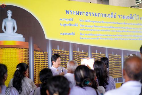 ภาพ No.330016:วันที่ 17-27 พฤษภาคม พ.ศ.2569 การต้อนรับชาวต่างชาติจากประเทศญี่ปุ่น เมียนมาร์ บังคลาเทศ อินเดีย เนปาล และศรีลังกา มาเยี่ยมชมและสักการะพระมหาธรรมกายเจดีย์ ณ วัดพระธรรมกาย