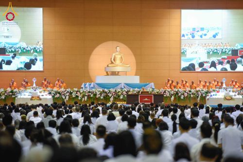 ภาพ No.308398:วันที่ 1  กุมภาพันธ์ พ.ศ. 2569 พิธีบูชาข้าวพระอาทิตย์ต้นเดือน ณ สภาธรรมกายสากล วัดพระธรรมกาย