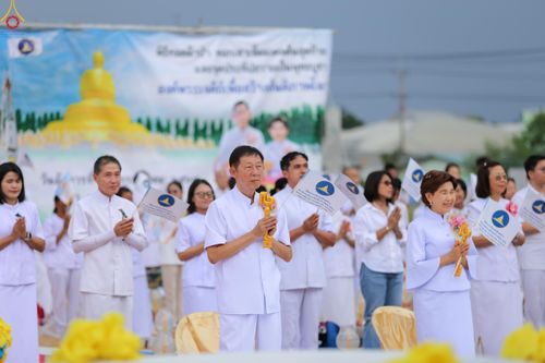 ภาพ No.339438:วันอังคารที่ 14  กรกฎาคม 2569 พิธีทอดผ้าป่าและพิธีตอกเสาเข็มมงคลต้นสุดท้าย องค์พระเจดีย์เพื่อสร้างสันติภาพโลก  ณ ธุดงคสถานพัฒนานิคม อ.พัฒนาพิคม จ.ลพบุรี