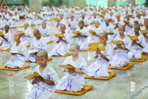 ภาพ No.79609:การปฎิบัติธรรมและกิจวัตรกิจกรรม ของนาคธรรมทายาท ในโครงการบรรพชาสามเณรฟื้นฟูพระพุทธศาสนาทั่วไทย และโครงการมัชฌิมธรรมทายาท วันที่ 4 เมษายน พ.ศ. 2566 ณ วัดพระธรรมกาย