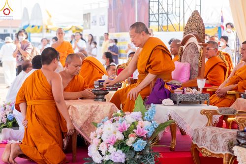 ภาพ No.79520:พิธีเททองหล่อพระประธาน ประจำอุโบสถวัดสายสุวพรรณ ณ มณฑลพิธีฯ ธรรมอุทยาน สัตตมหาสถาน หน้าอุโบสถวัดสายสุวพรรณ ต.คลองสี่ อ.คลองหลวง จ.ปทุมธานี วันเสาร์ที่ 1 เมษายน พ.ศ. 2566