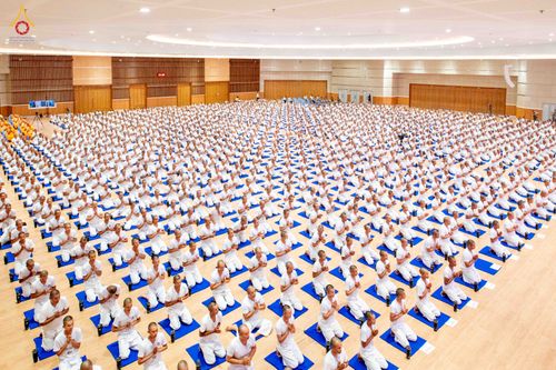 ภาพ No.340302:วันที่ 23 กรกฎาคม พ.ศ. 2569 พิธีเปิดโครงการพัฒนาคุณธรรม จริยธรรม สำหรับนักเรียนนายสิบตำรวจ (นสต.) รุ่นที่ 17 ศูนย์ฝึกอบรมตำรวจภูธรภาค 1 ระหว่างวันที่ 23-27 กรกฏาคม 2569 ( 5 วัน 4 คืน) ณ ศูนย์ปฏิบัติธรรมเวิล์ดพีช วัลเล่ย์ (World Peace Valley) เขาใหญ่  ต.ห