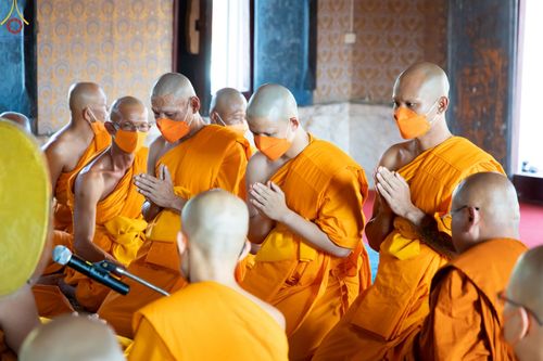 ภาพ No.66357:พิธีอุปสมบทวัดวรนายกรังสรรค์เจติยบรรพตาราม อ.บางปะหัน จ.พระนครศรีอยุธยา รับบุญจัดงานโดยศูนย์อบรมเยาวชนบางปะหัน และสำนักศรัทธาภิบาล เมื่อวันที่ 7 ธันวาคม พ.ศ. 2565