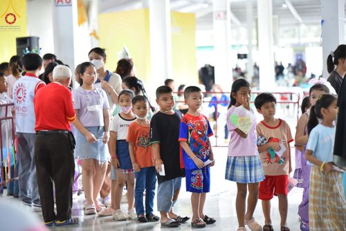 ภาพ No.111304:กิจกรรมงานวันเด็กแห่งชาติ รวมพลังเด็กเก่งและดี สร้างความดีสากล ปีที่ 6 ร่วมจัดโดย เทศบาลเมืองท่าโขลง พุทธสมาคมปทุมธานี องค์การบริหารส่วนตำบลคลองสาม ณ วัดพระธรรมกาย จ.ปทุมธานี วันที่ 13 มกราคม พ.ศ. 2567