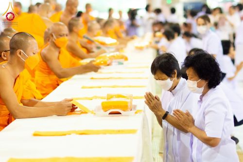 ภาพ No.121639:พิธีถวายภัตตาหารเป็นสังฆทาน แด่คณะพระธรรมยาตรา ปีที่ 12 วันที่ 31 มกราคม พ.ศ. 2567 ณ สภาธรรมกายสากล วัดพระธรรมกาย