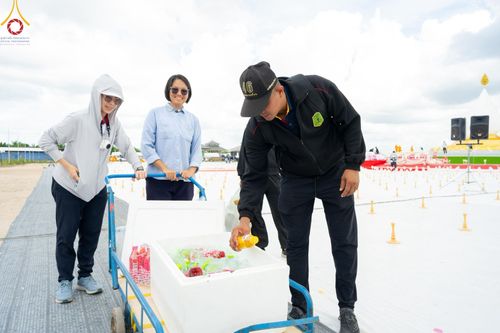 ภาพ No.211217:วันเสาร์ที่ 15 มีนาคม พ.ศ. 2568  การเตรียมงานของเจ้าหน้าที่ เพื่องานฉลองปทุมเจดีย์ ณ ศูนย์อบรมเยาวชนปัตตานี