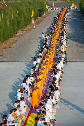 ภาพ No.116697:พิธีต้อนรับพระธรรมยาตรา ปีที่ 12 ณ อนุสรณ์สถานบางปลา จ.นครปฐม วันที่ 21 มกราคม พ.ศ. 2567