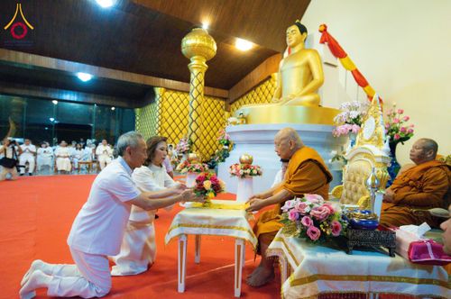 ภาพ No.210742:วันพฤหัสบดีที่ 13 มีนาคม พ.ศ. 2568  สมโภชพระประธานอุโบสถวัดป่าอุบลแก้ว จังหวัดอุบลราชธานี