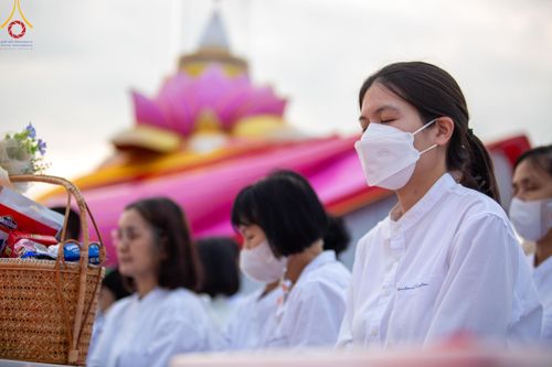 ภาพ No.118541:พิธีตักบาตรพระธรรมยาตรา ปีที่ 12 ณ อนุสรณ์สถานลำดับที่ 5 สถานที่เผยแผ่วิชชาธรรมกายครั้งแรก อนุสรณ์สถานบางปลา จ.นครปฐม วันที่ 25 มกราคม พ.ศ. 2567